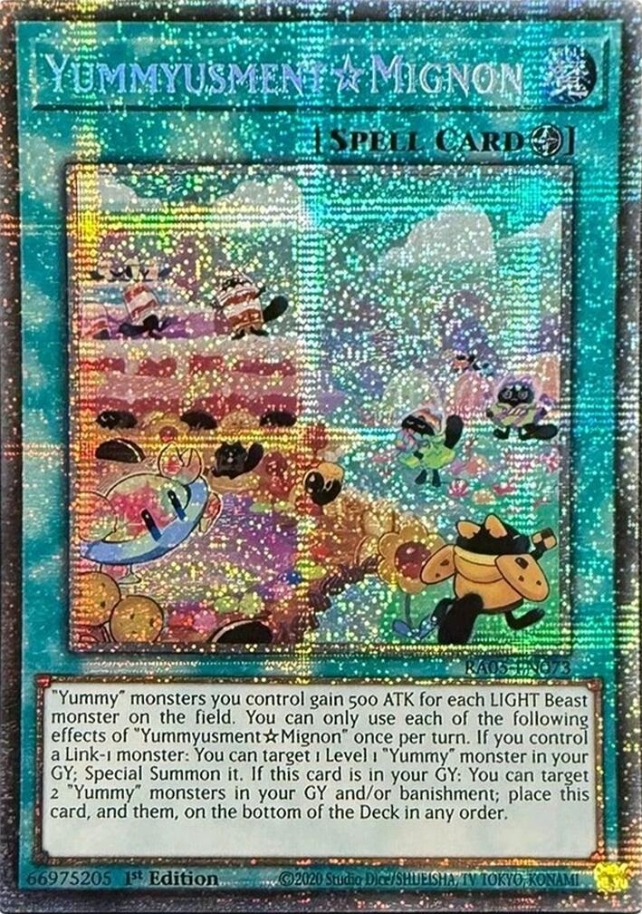 YummyusmentMignon (Starlight Rare) [RA05-EN073] Starlight Rare | Chromatic Games