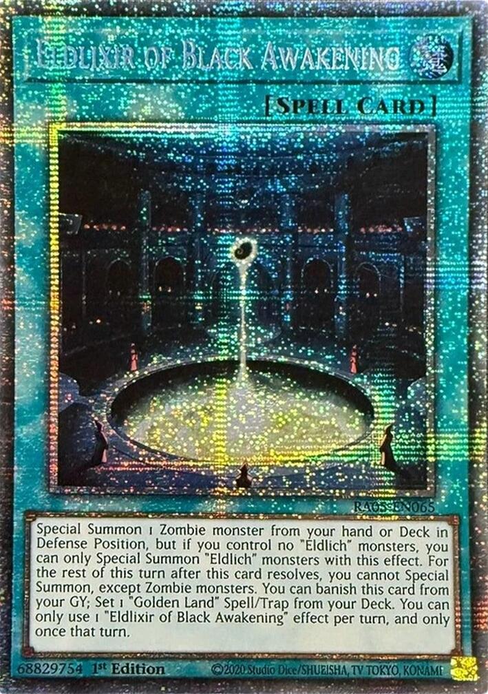 Eldlixir of Black Awakening (Starlight Rare) [RA05-EN065] Starlight Rare | Chromatic Games