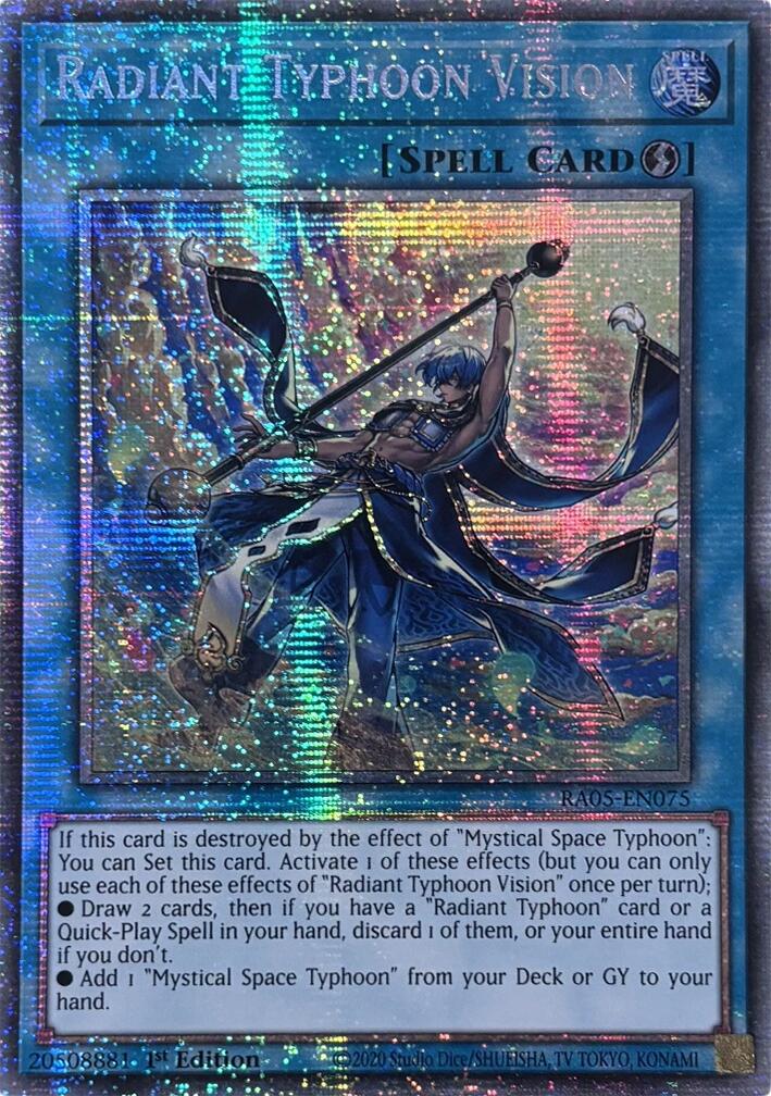 Radiant Typhoon Vision (Starlight Rare) [RA05-EN075] Starlight Rare | Chromatic Games