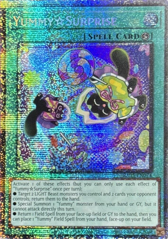 YummySurprise (Starlight Rare) [RA05-EN074] Starlight Rare | Chromatic Games