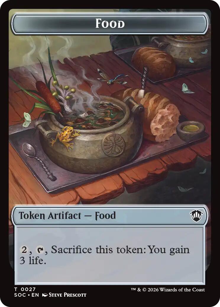 Food // City's Blessing Double-Sided Token [Secrets of Strixhaven Commander Tokens] | Chromatic Games