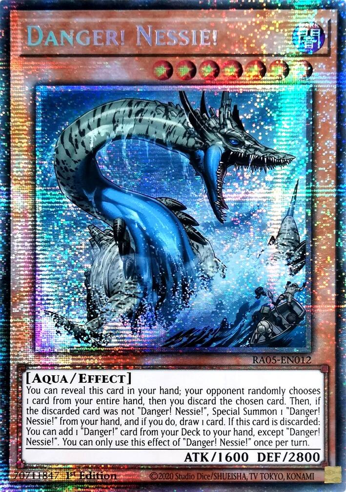 Danger! Nessie! (Starlight Rare) [RA05-EN012] Starlight Rare | Chromatic Games