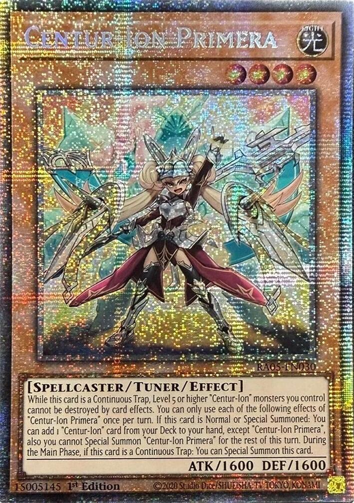 Centur-Ion Primera (Starlight Rare) [RA05-EN030] Starlight Rare | Chromatic Games