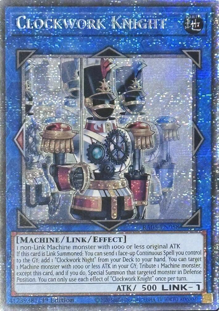 Clockwork Knight (Starlight Rare) [RA05-EN058] Starlight Rare | Chromatic Games
