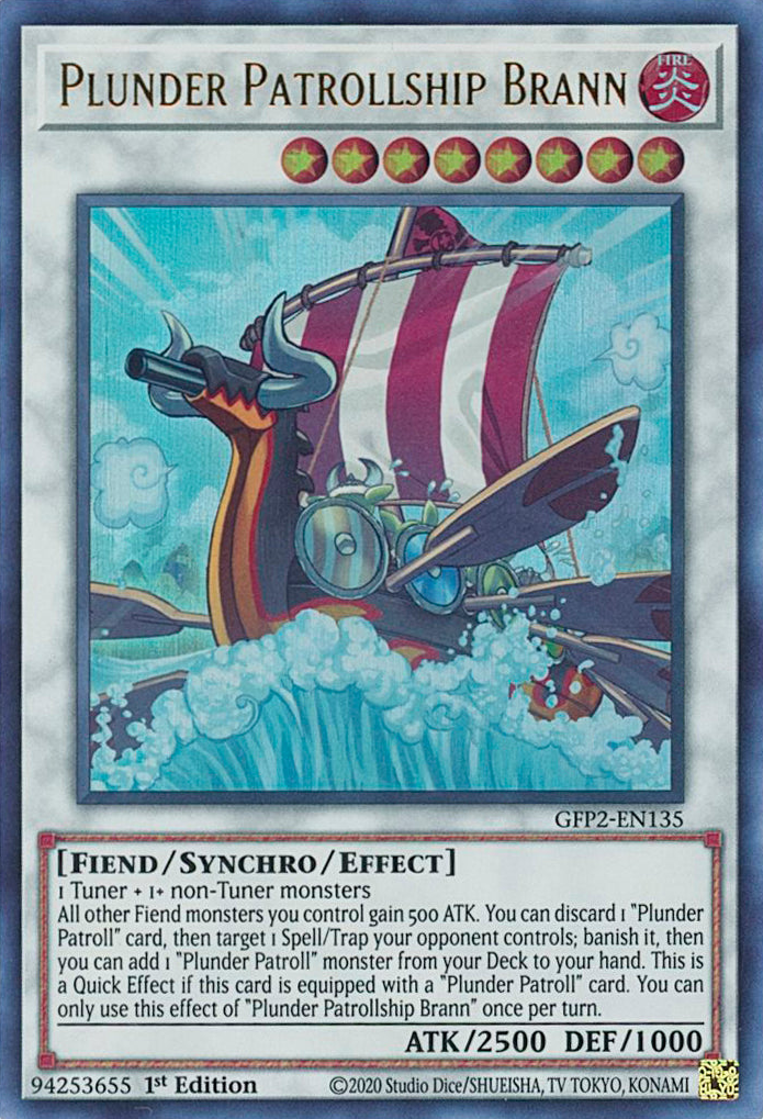 Plunder Patrollship Brann [GFP2-EN135] Ultra Rare | Chromatic Games