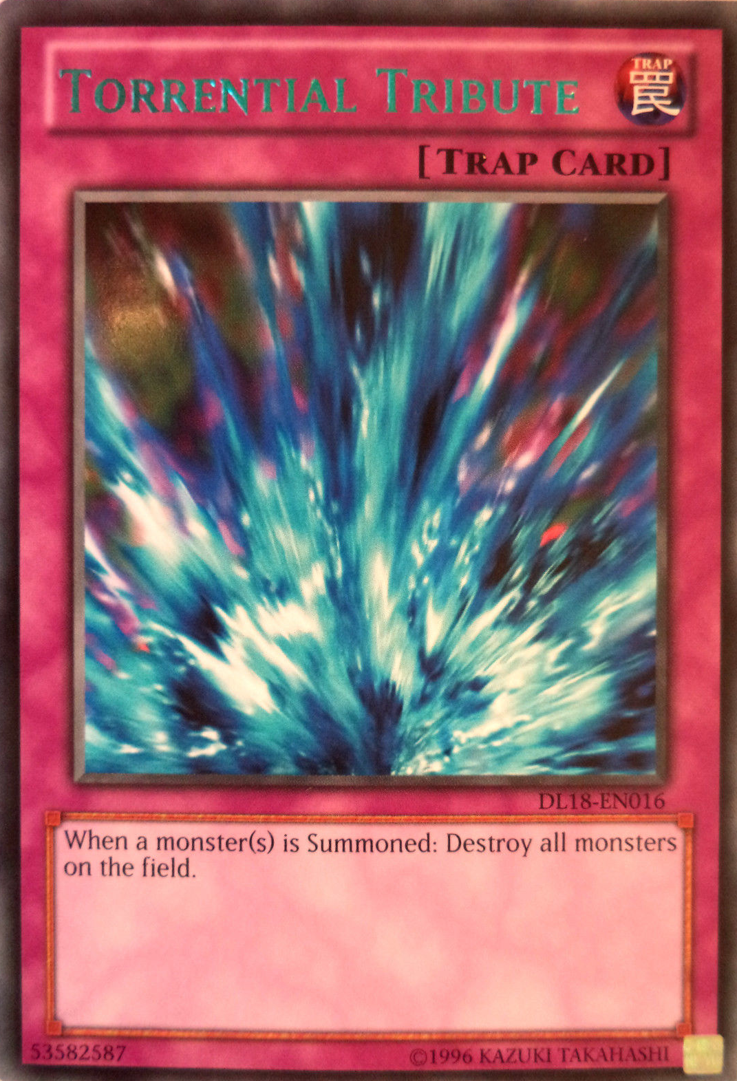 Torrential Tribute (Blue) [DL18-EN016] Rare | Chromatic Games