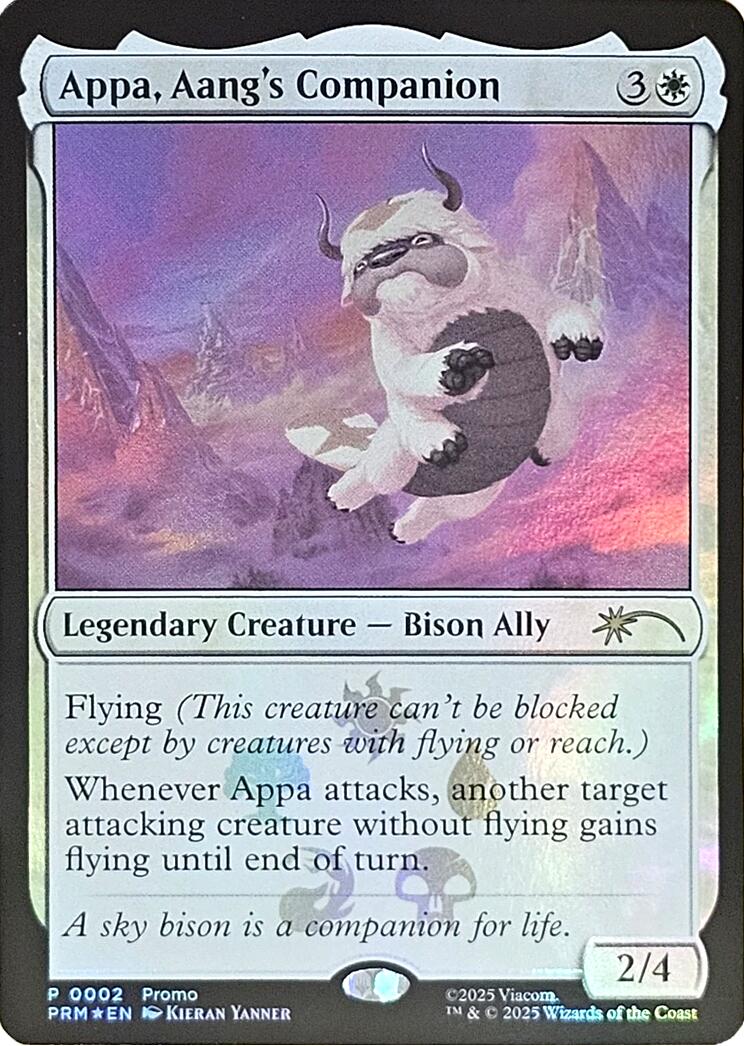 Appa, Aang's Companion [Media Promos] | Chromatic Games