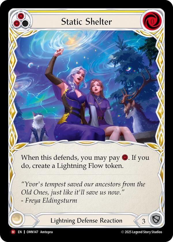 Static Shelter [OMN147] (Omens of the Third Age)  Cold Foil | Chromatic Games