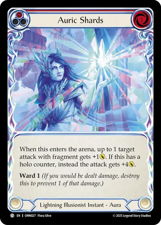 Auric Shards (Red) [OMN027] (Omens of the Third Age) | Chromatic Games