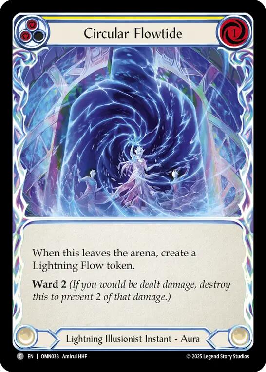 Circular Flowtide [OMN033] (Omens of the Third Age)  Cold Foil | Chromatic Games