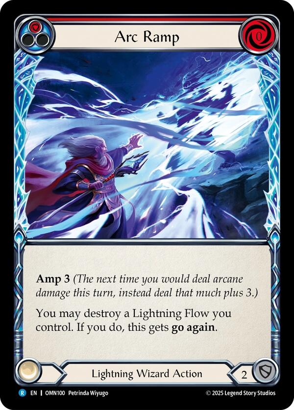 Arc Ramp (Red) [OMN100] (Omens of the Third Age)  Rainbow Foil | Chromatic Games