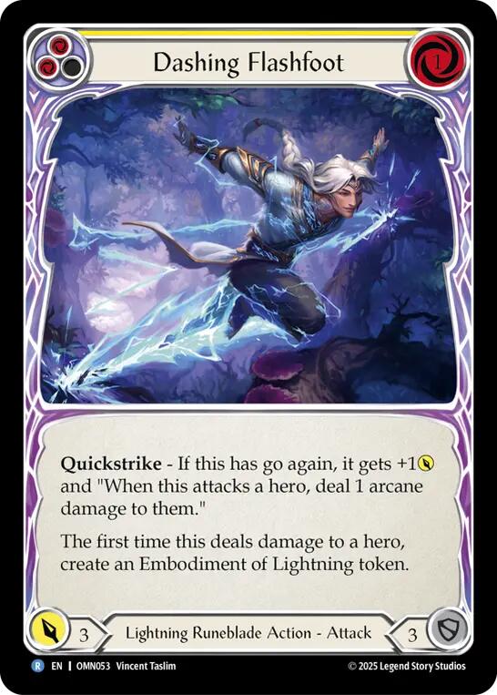 Dashing Flashfoot [OMN053] (Omens of the Third Age) | Chromatic Games