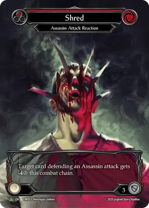 Shred (Red) (Marvel) [TNP013] (Promo)  Rainbow Foil | Chromatic Games