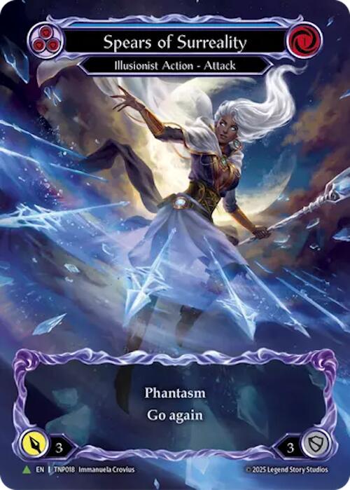 Spears of Surreality (Blue) (Marvel) [TNP018] (Promo)  Rainbow Foil | Chromatic Games