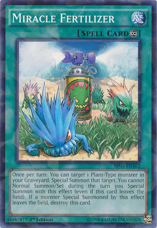 Miracle Fertilizer [BP03-EN162] Shatterfoil Rare | Chromatic Games