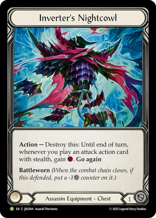 Inverter's Nightcowl [JDG064] (Promo)  Cold Foil | Chromatic Games