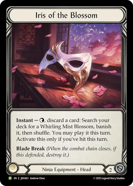 Iris of the Blossom [JDG063] (Promo)  Cold Foil | Chromatic Games