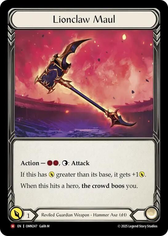 Lionclaw Maul [OMN247] (Omens of the Third Age) | Chromatic Games