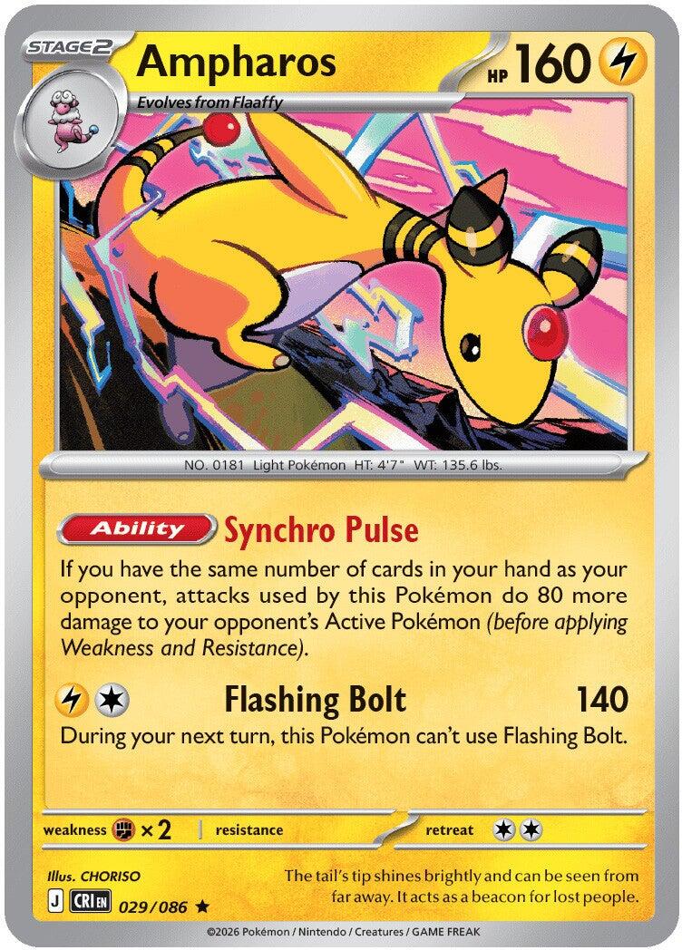 Ampharos (029/086) [Mega Evolution: Chaos Rising] | Chromatic Games
