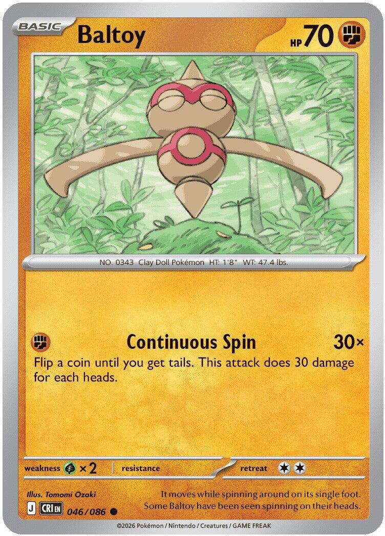 Baltoy (046/086) [Mega Evolution: Chaos Rising] | Chromatic Games