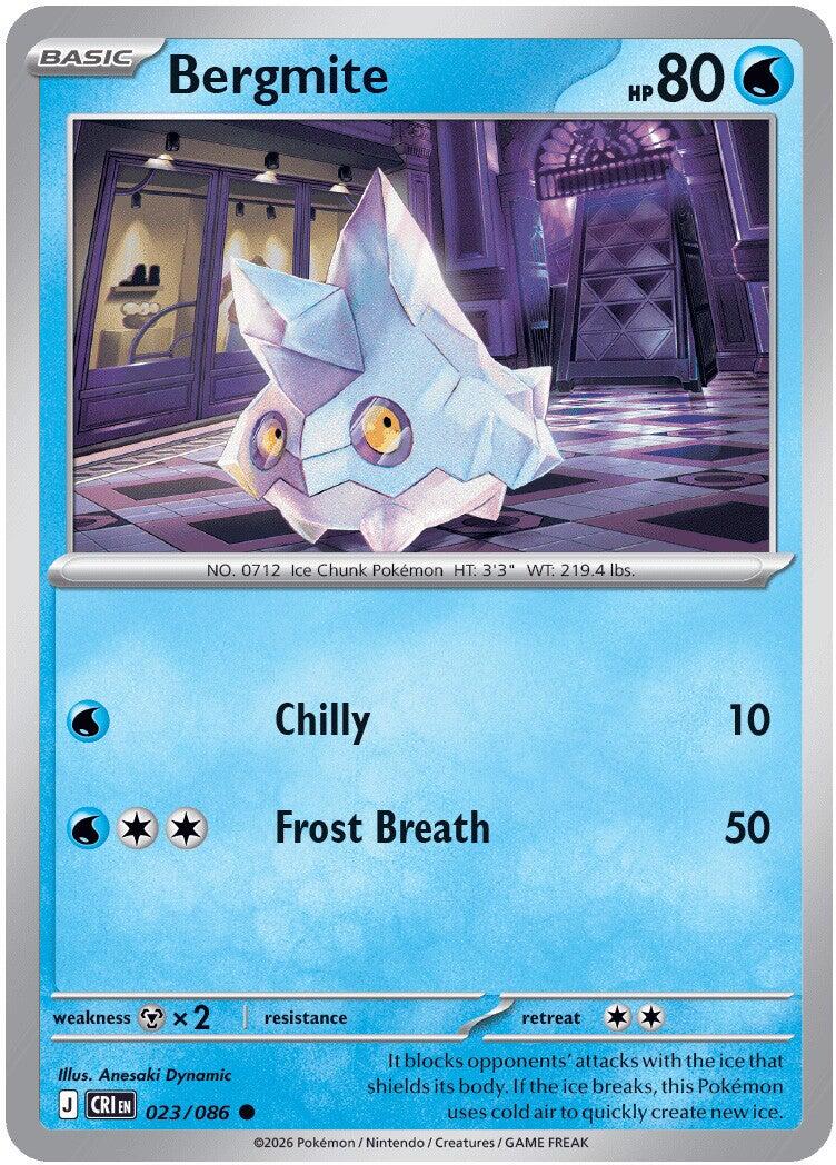 Bergmite (023/086) [Mega Evolution: Chaos Rising] | Chromatic Games