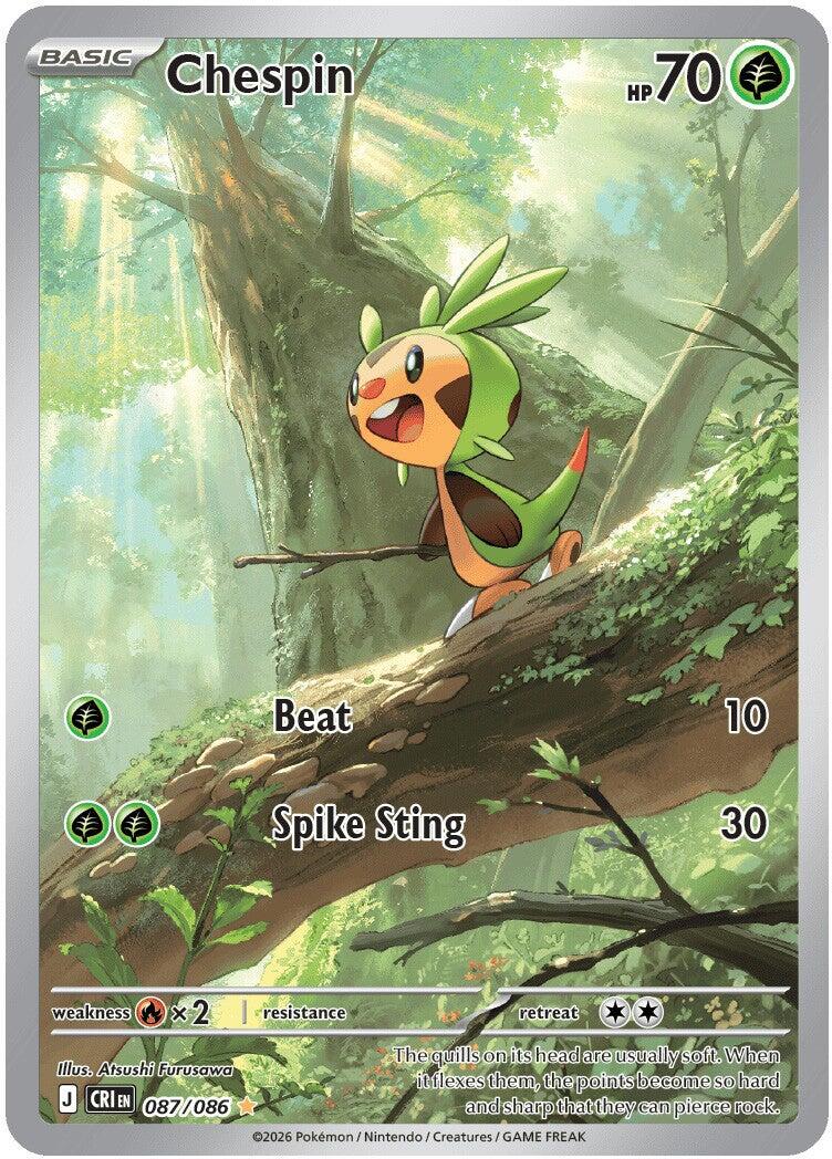 Chespin (087/086) [Mega Evolution: Chaos Rising] | Chromatic Games