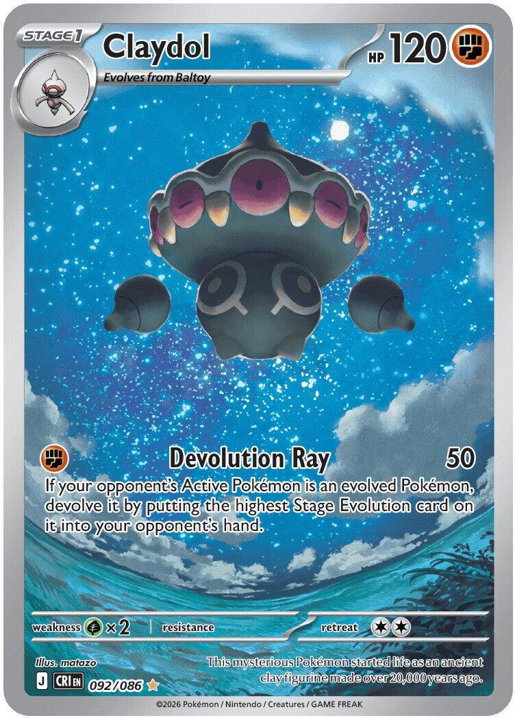 Claydol (092/086) [Mega Evolution: Chaos Rising] | Chromatic Games