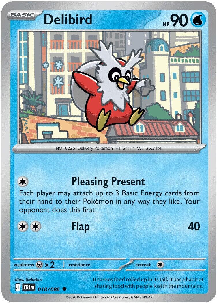 Delibird (018/086) [Mega Evolution: Chaos Rising] | Chromatic Games