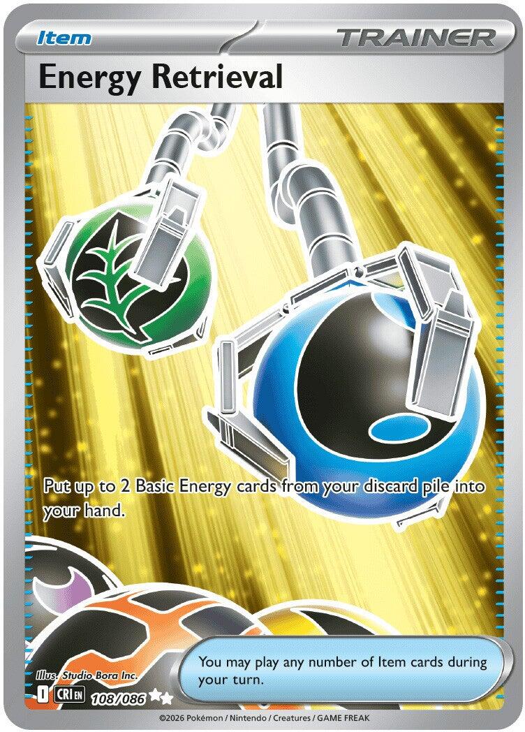 Energy Retrieval (108/086) [Mega Evolution: Chaos Rising] | Chromatic Games