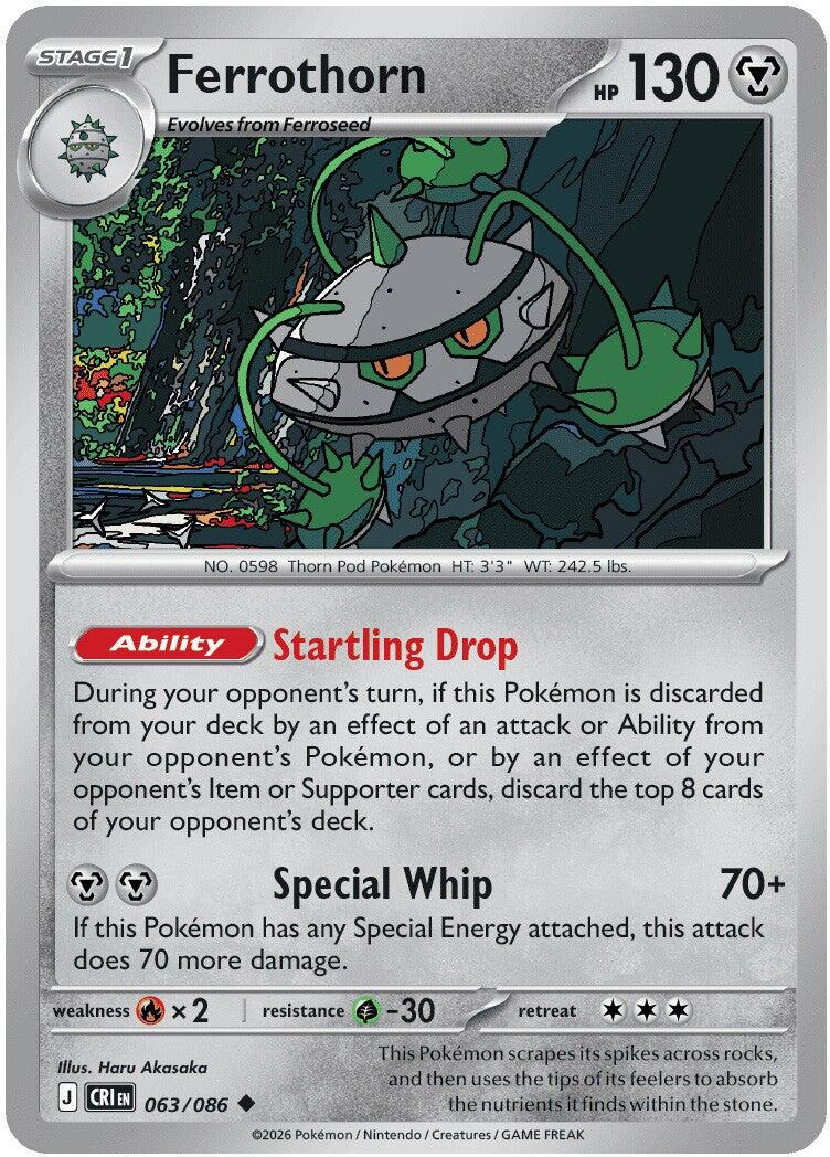 Ferrothorn (063/086) [Mega Evolution: Chaos Rising] | Chromatic Games
