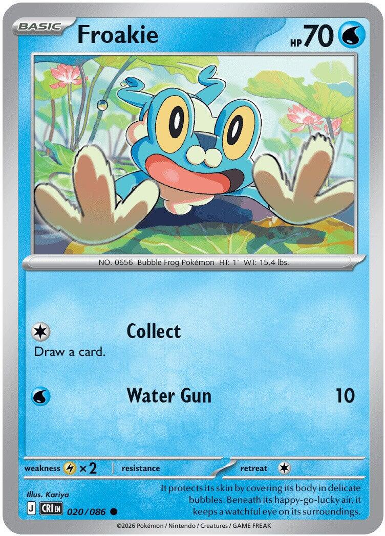 Froakie (020/086) [Mega Evolution: Chaos Rising] | Chromatic Games