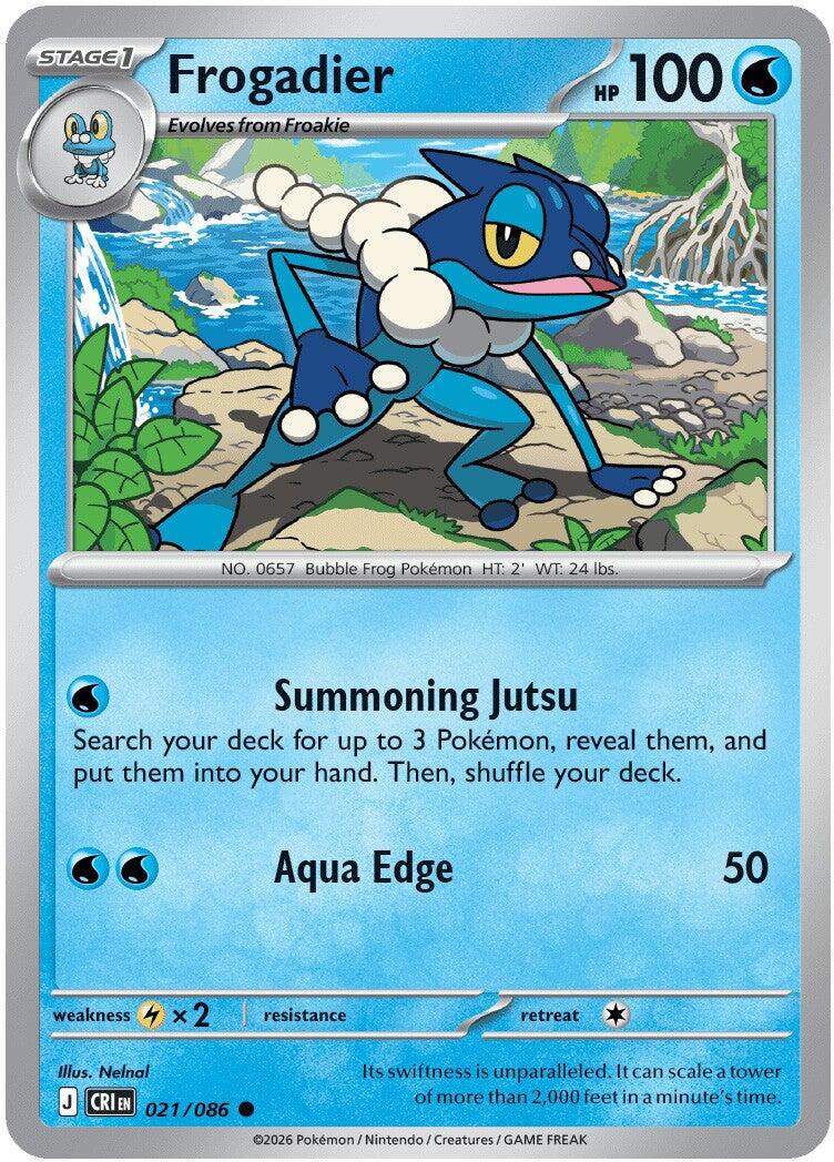 Frogadier (021/086) [Mega Evolution: Chaos Rising] | Chromatic Games