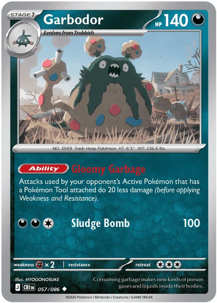 Garbodor (057/086) [Mega Evolution: Chaos Rising] | Chromatic Games