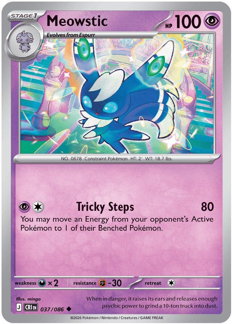 Meowstic (037/086) [Mega Evolution: Chaos Rising] | Chromatic Games