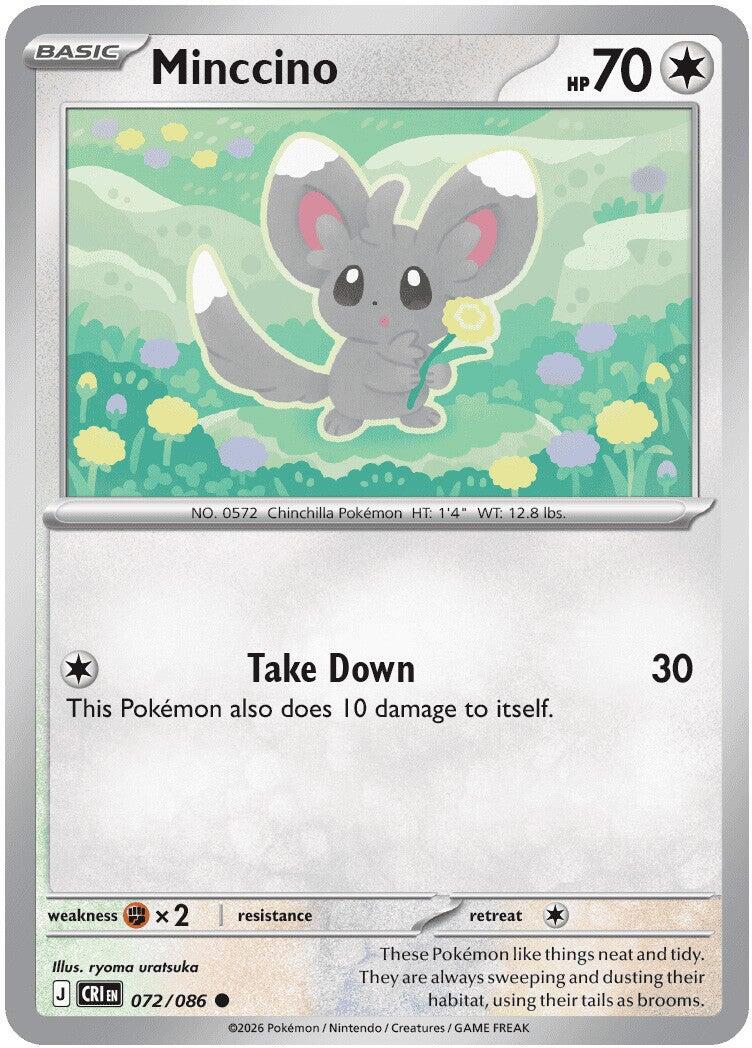 Minccino (072/086) [Mega Evolution: Chaos Rising] | Chromatic Games