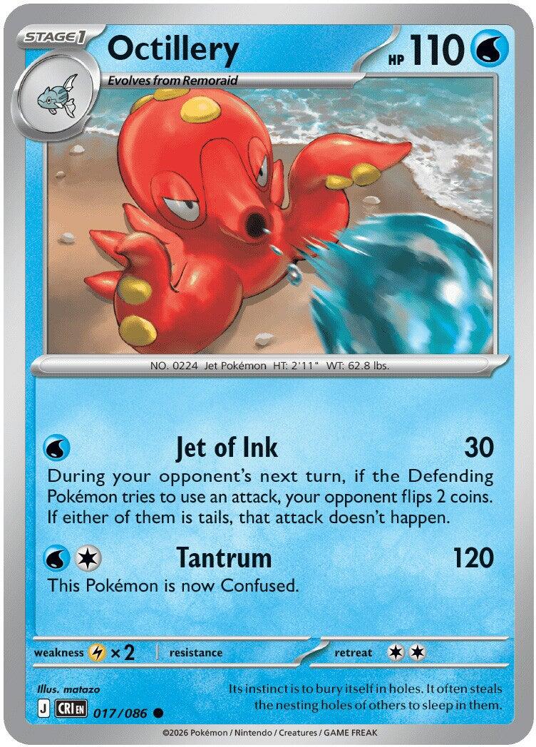 Octillery (017/086) [Mega Evolution: Chaos Rising] | Chromatic Games
