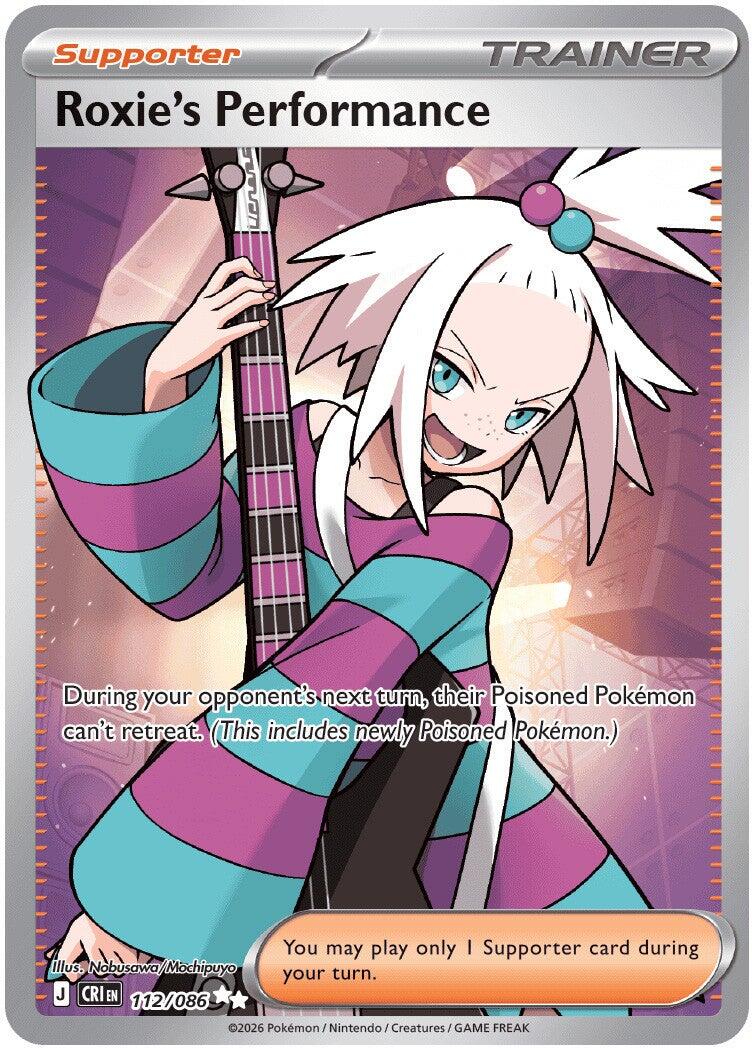 Roxie's Performance (112/086) [Mega Evolution: Chaos Rising] | Chromatic Games
