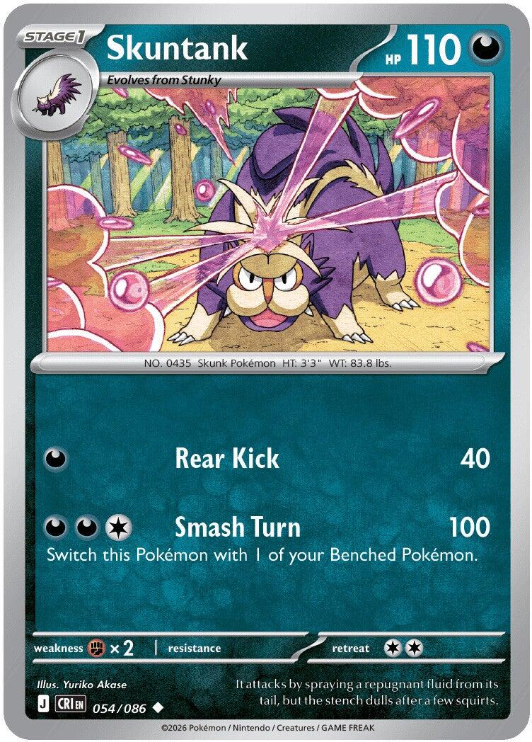 Skuntank (054/086) [Mega Evolution: Chaos Rising] | Chromatic Games