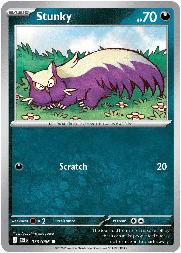 Stunky (053/086) [Mega Evolution: Chaos Rising] | Chromatic Games