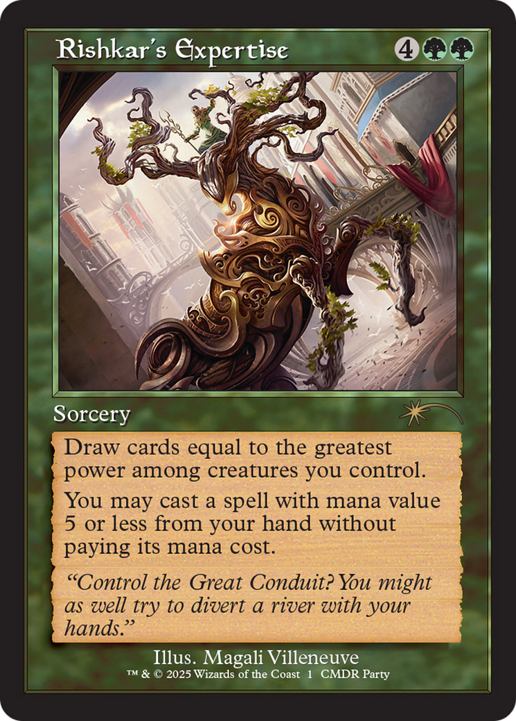 Rishkar's Expertise (Retro Frame) [Wizards Play Network 2025] | Chromatic Games