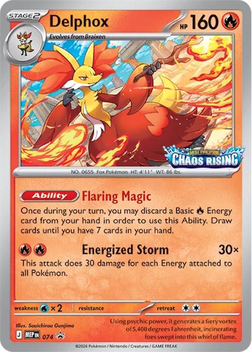 Delphox (074) [Mega Evolution Promo] | Chromatic Games