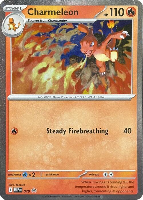 Charmeleon (079) (Cosmos Holo) [Mega Evolution Promo] | Chromatic Games