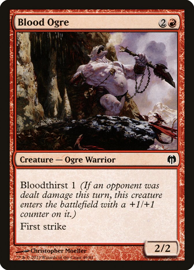 Blood Ogre [Duel Decks: Heroes vs. Monsters] | Chromatic Games