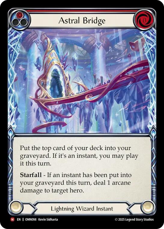 Astral Bridge (Red) [OMN098] (Omens of the Third Age)  Cold Foil | Chromatic Games