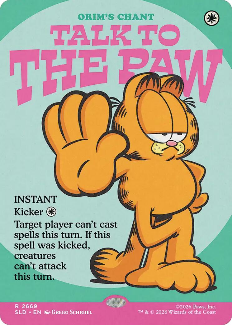 Talk to the Paw - Orim's Chant [Secret Lair Drop Series] | Chromatic Games