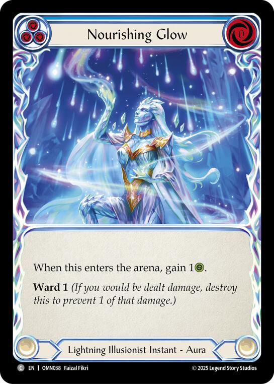 Nourishing Glow (Blue) [OMN038] (Omens of the Third Age) | Chromatic Games