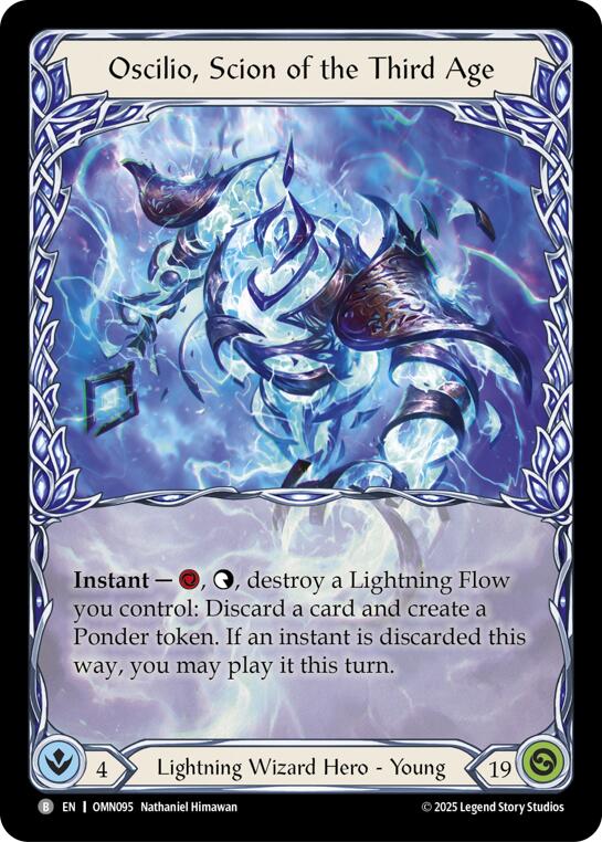 Oscilio Scion Of The Third Age [OMN095] (Omens of the Third Age) | Chromatic Games
