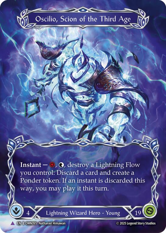 Oscilio Scion Of The Third Age (Marvel) [OMN095] (Omens of the Third Age)  Cold Foil | Chromatic Games