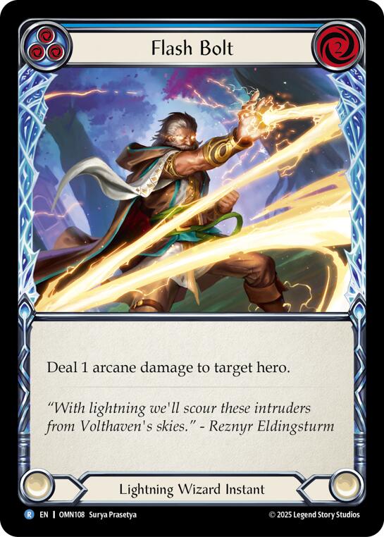 Flash Bolt (Blue) [OMN108] (Omens of the Third Age) | Chromatic Games