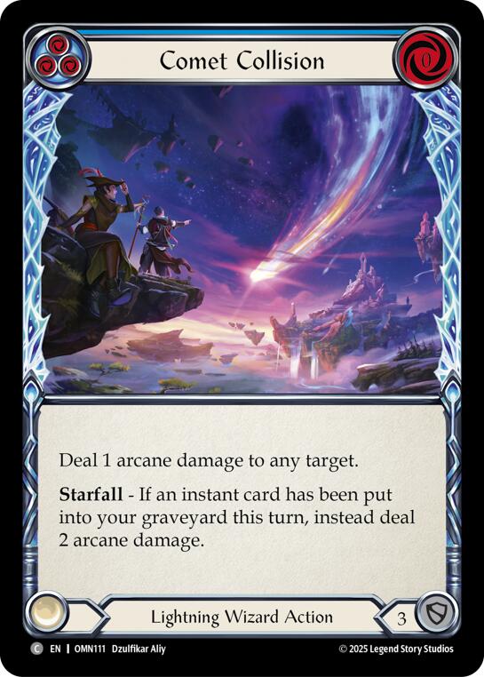Comet Collision (Blue) [OMN111] (Omens of the Third Age) | Chromatic Games